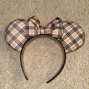 Tan Plaid Burberry-Inspired Minnie Ears